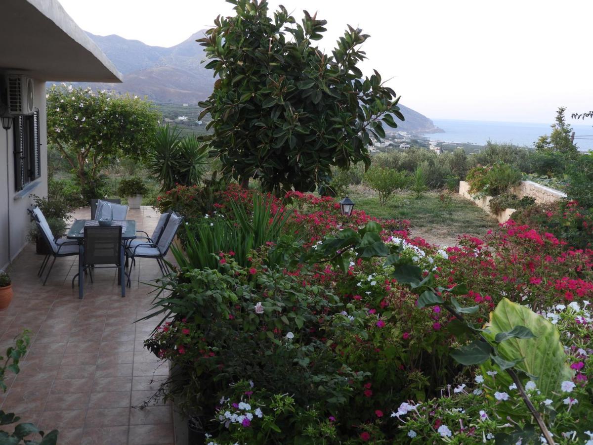 Villa Chrissi'S House With Garden And Sea View Zerviana Kíssamos Esterno foto