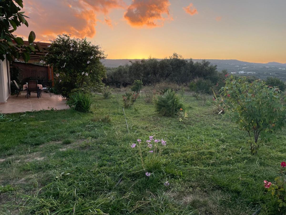 Villa Chrissi'S House With Garden And Sea View Zerviana Kíssamos Esterno foto