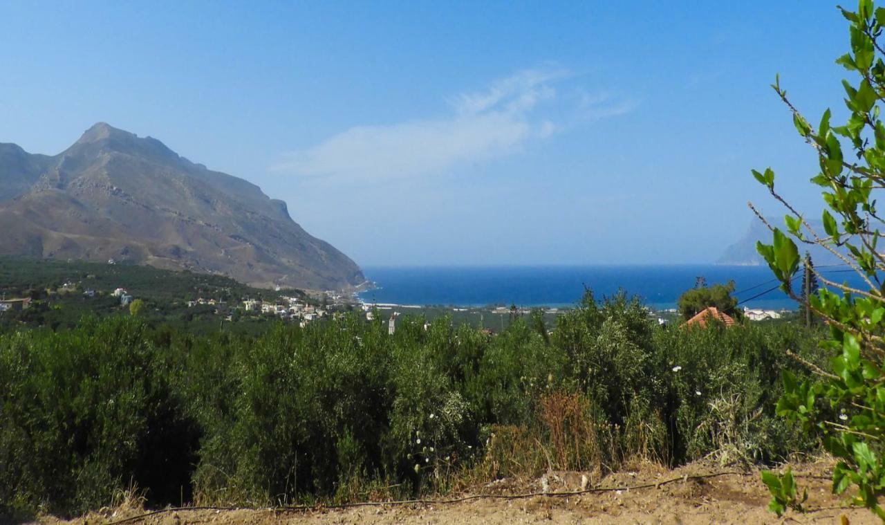 Villa Chrissi'S House With Garden And Sea View Zerviana Kíssamos Esterno foto