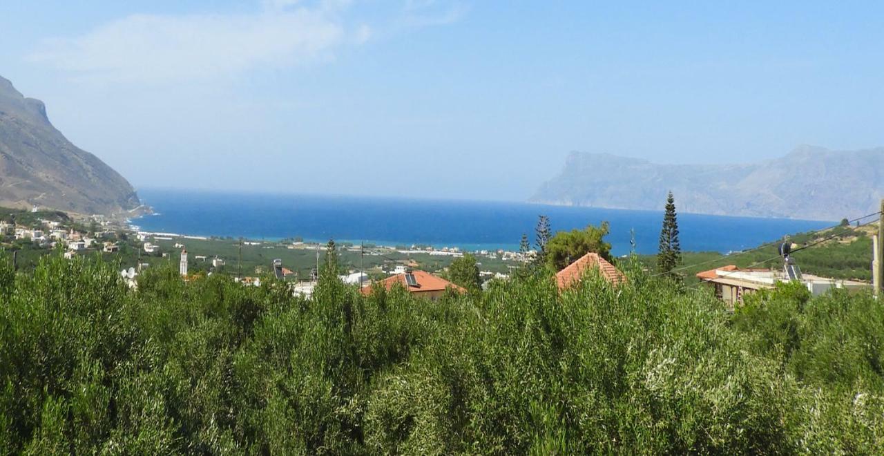 Villa Chrissi'S House With Garden And Sea View Zerviana Kíssamos Esterno foto
